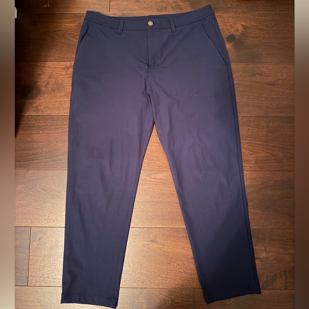 Lululemon Navy Blue ABC Classic-Fit Trouser 34x30 - Warpstreme